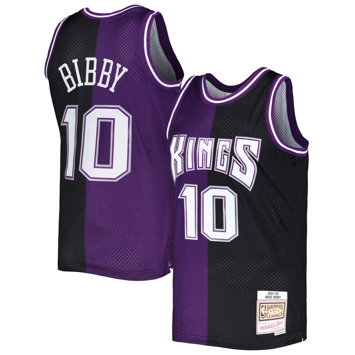 Men's Mitchell & Ness Mike Bibby Gold Sacramento Kings 2005-06