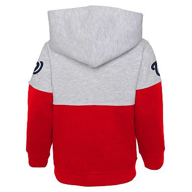 Toddler Red/Heather Gray Washington Nationals Two-Piece Playmaker Set