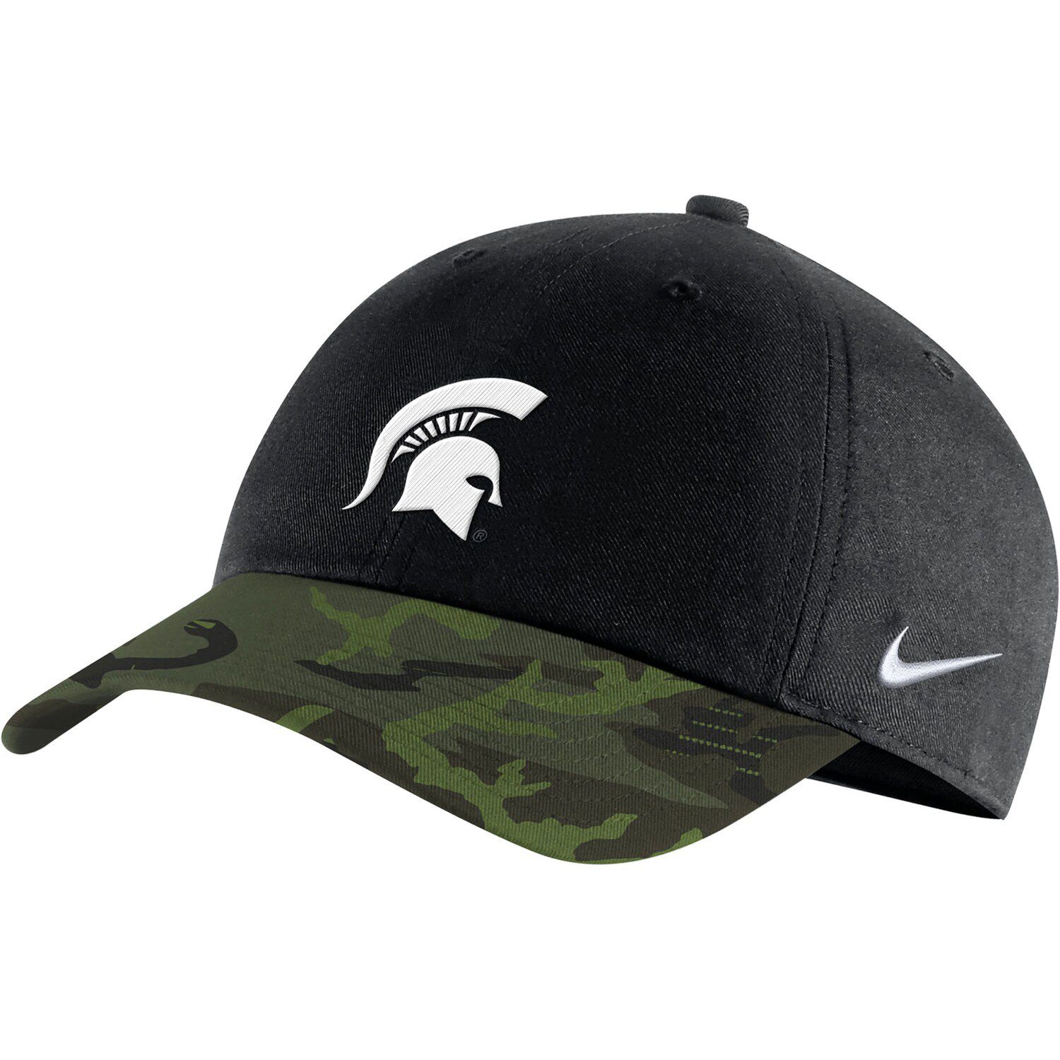 Men's New Era Tan Michigan State Spartans Camel & Rifle 59FIFTY Fitted Hat