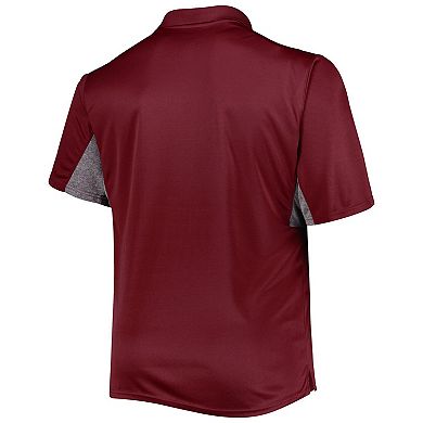 Men's Burgundy Washington Commanders Big & Tall Team Color Polo