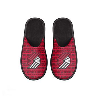 Youth FOCO Portland Trail Blazers Scuff Wordmark Slide Slippers