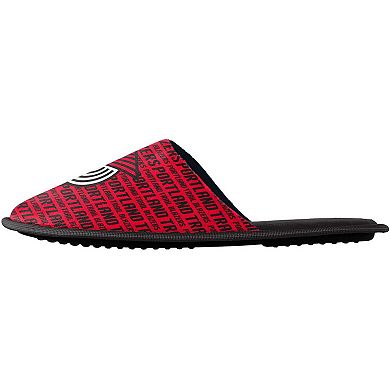 Youth FOCO Portland Trail Blazers Scuff Wordmark Slide Slippers