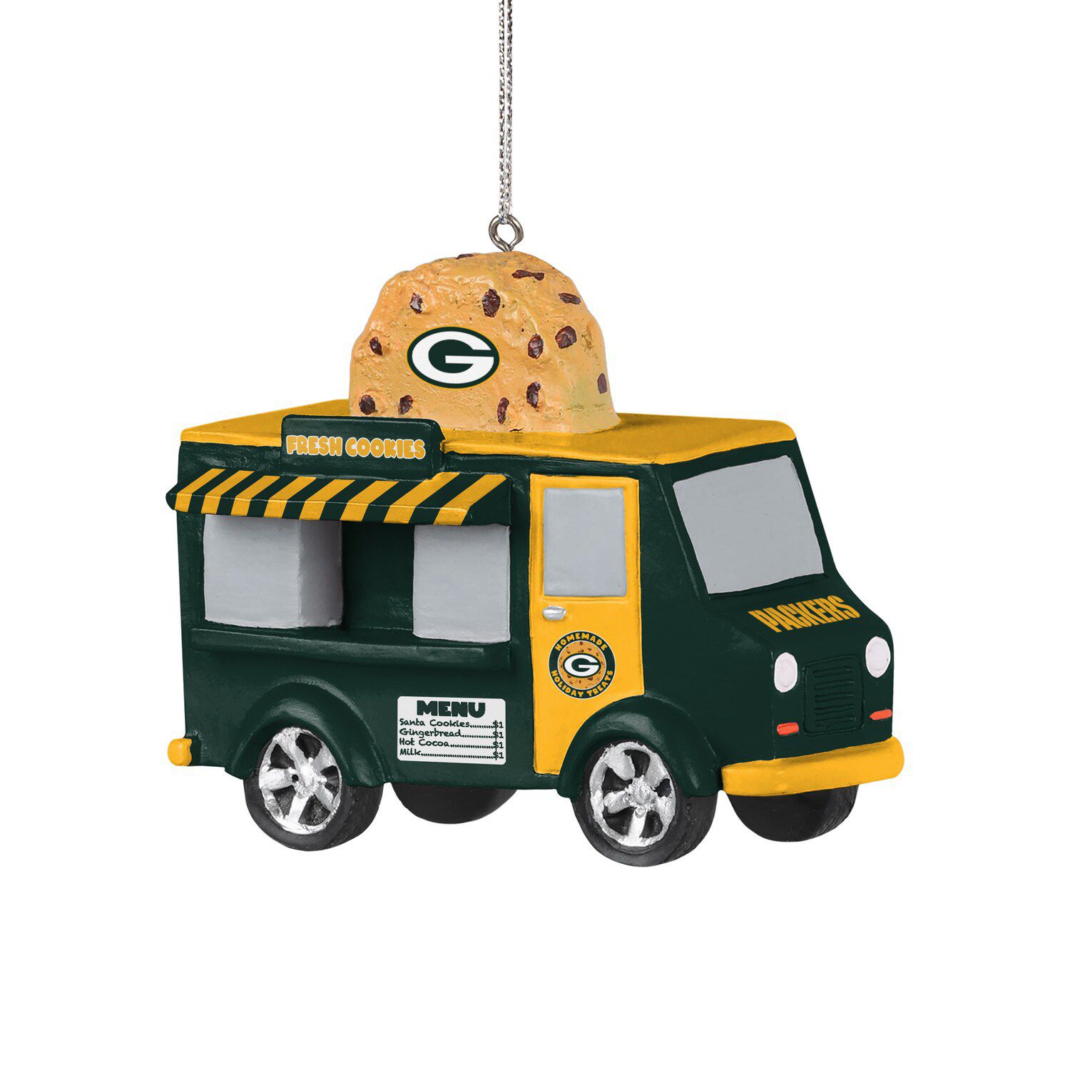 Green Bay Packers Tiki Mascot Ornament