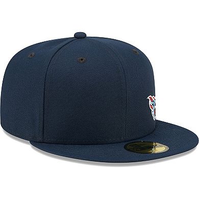 Men's New Era Navy Tennessee Titans Flawless 59FIFTY Fitted Hat