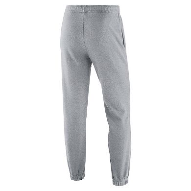 Men's Nike Heathered Gray Oklahoma State Cowboys Saturday Fleece Pants