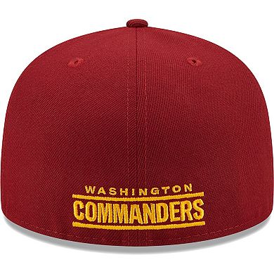 Men's New Era Burgundy Washington Commanders Flawless 59FIFTY Fitted Hat