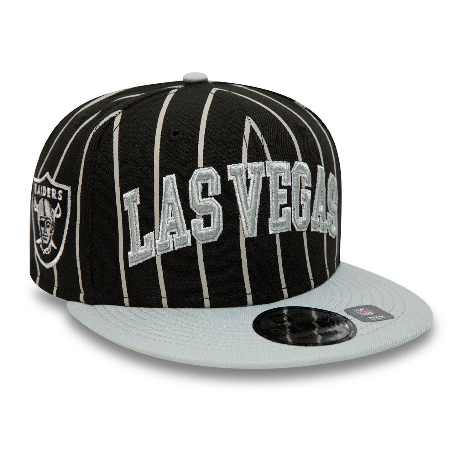 Preschool Black/Silver Las Vegas Raiders Lock Up Snapback Hat