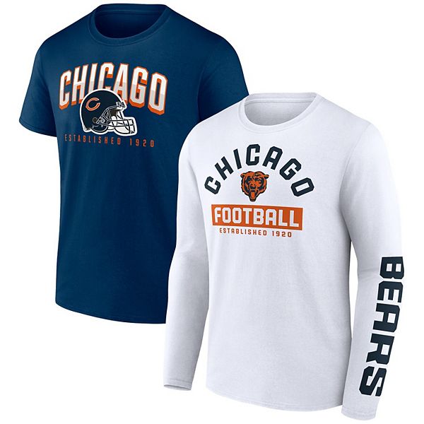 Women's Chicago Bears Mineral Navy Plus Size T-Shirt