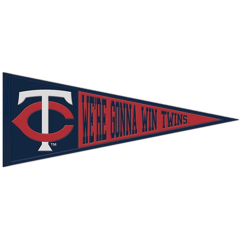 "WinCraft Minnesota Twins 13"" x 32"" Slogan Pennant", Team