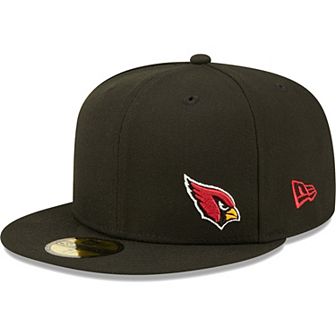 Men's New Era Black Arizona Cardinals Flawless 59FIFTY Fitted Hat