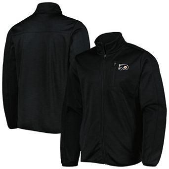 Men's G-III Sports by Carl Banks Black Philadelphia Flyers Closer Transitional Full-Zip Jacket