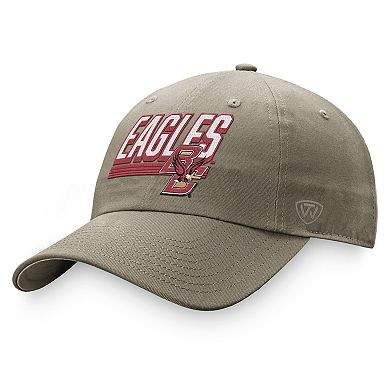 Men's Top of the World Khaki Boston College Eagles Slice Adjustable Hat