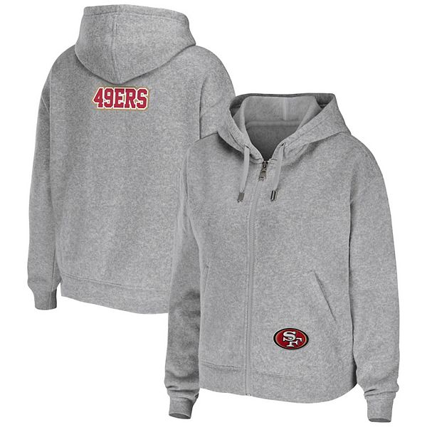 Women's WEAR by Erin Andrews Heathered Gray San Francisco 49ers Team ...