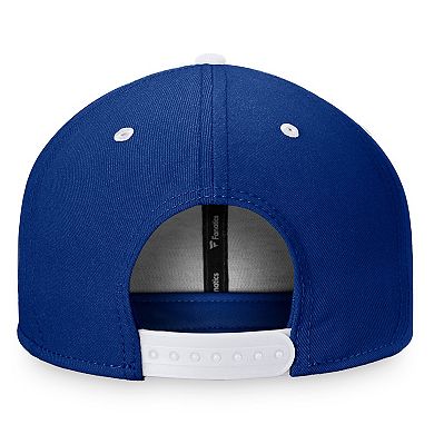 Men's Fanatics Branded Blue/White Toronto Maple Leafs Heritage Retro Two-Tone Snapback Hat