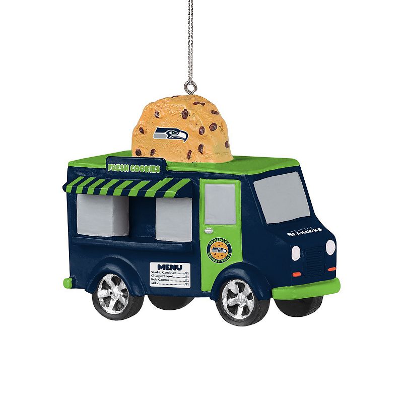 FOCO Seattle Seahawks Food Truck Ornament, Multicolor