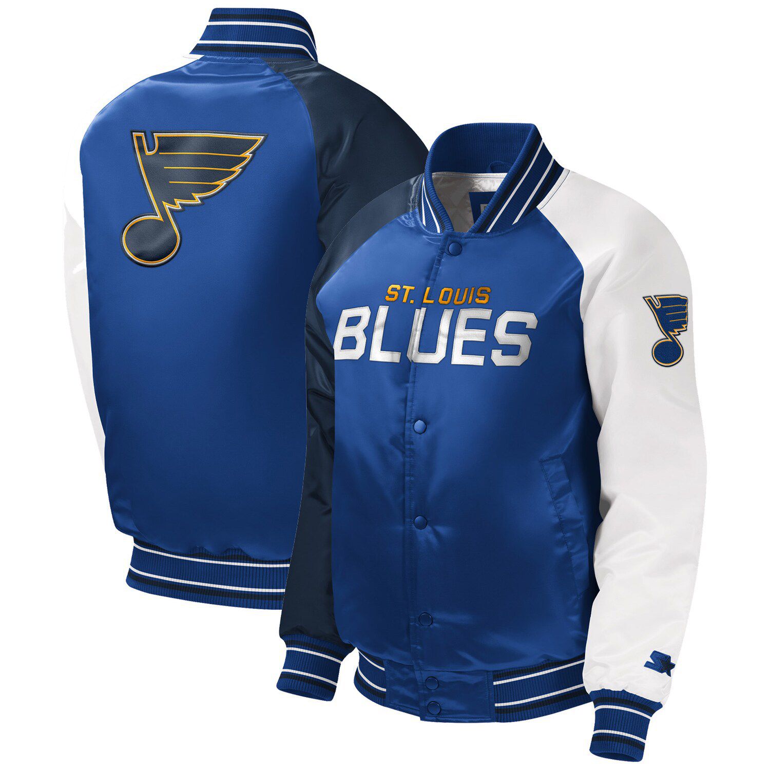 Men's Fanatics Branded Navy St. Louis Blues Locker Room Full-Zip Jacket