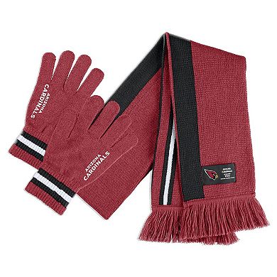 WEAR by Erin Andrews Arizona Cardinals Scarf and Glove Set