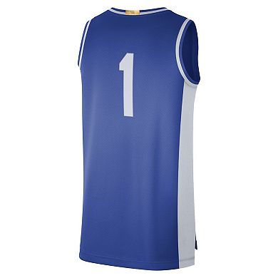 Men's Nike #1 Royal Kentucky Wildcats Limited Retro Jersey