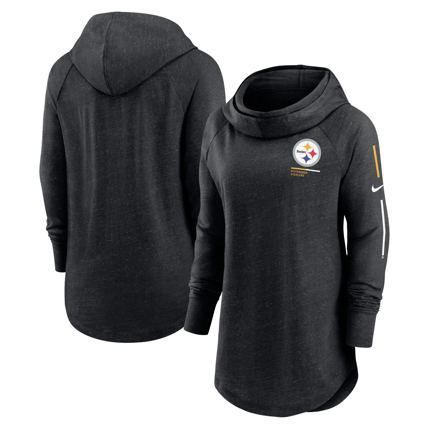 Women's Nike Red Kansas City Chiefs Minimal Statement Raglan Funnel Neck Pullover  Hoodie