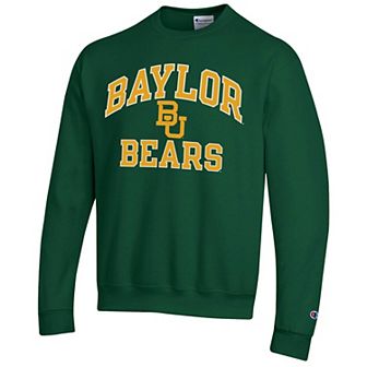Men's Champion Green Baylor Bears High Motor Pullover Sweatshirt