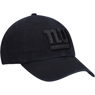 Men's '47 Black New York Giants Team Tonal Clean Up Adjustable Hat
