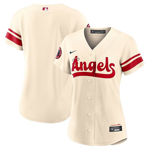 Women's Nike Cream Los Angeles Angels 2022 City Connect