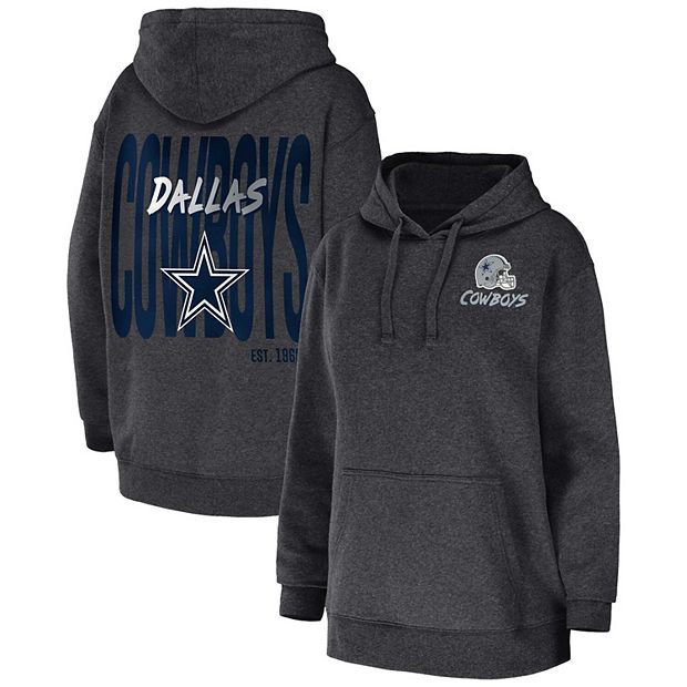 Women's Dallas Cowboys WEAR By Erin Andrews Heathered Gray Sweatshirt