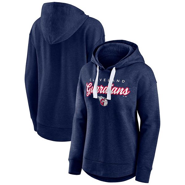 Cleveland Guardians Youth Wordmark Full-Zip Fleece Hoodie - Navy