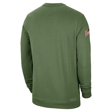 Men's Nike Olive Alabama Crimson Tide Military Pullover Sweatshirt