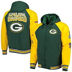 Green Bay Packers Profile Big & Tall Defender Full-Zip Hoodie - Green