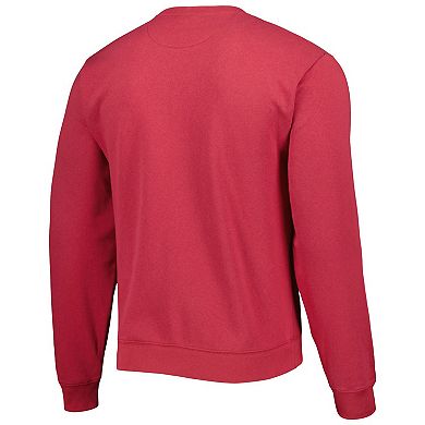Men's League Collegiate Wear Crimson Indiana Hoosiers 1965 Arch Essential Lightweight Pullover Sweatshirt