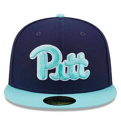 Men's New Era Navy/Light Blue Pitt Panthers 59FIFTY Fitted Hat