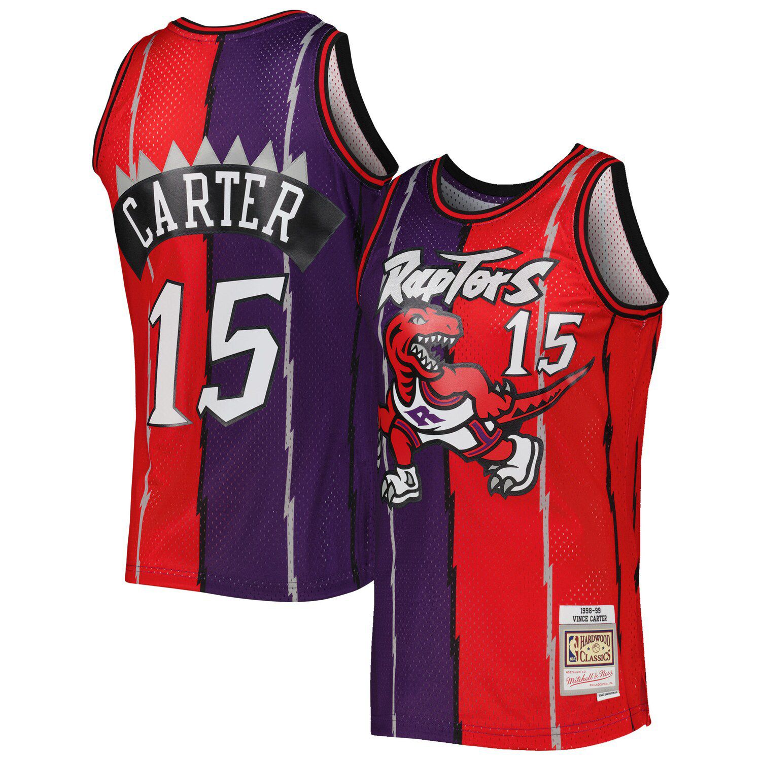 Nike Raptors No15 Vince Carter Red NBA Swingman Icon Edition Jersey