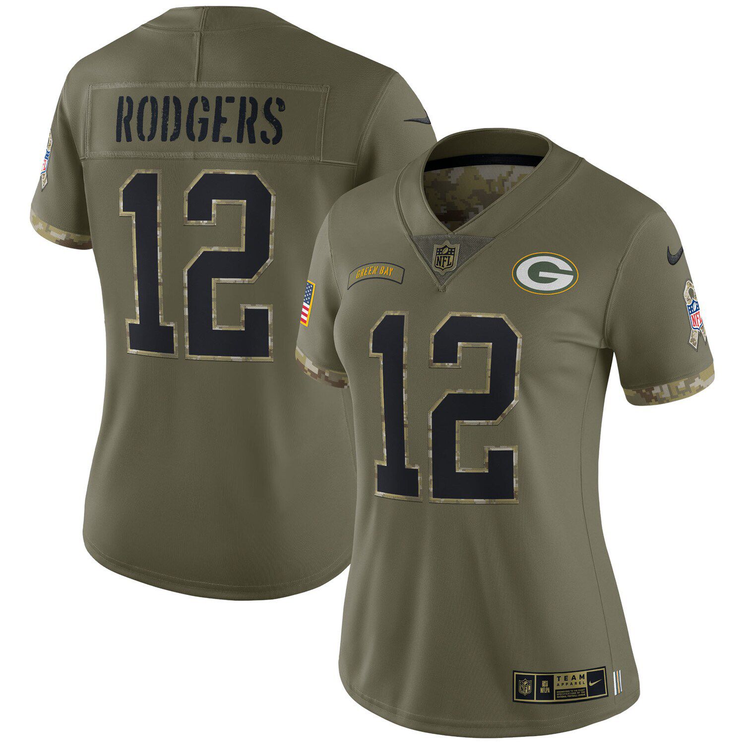 Packers Aaron Rodgers Adult Nike NFL Game Jersey