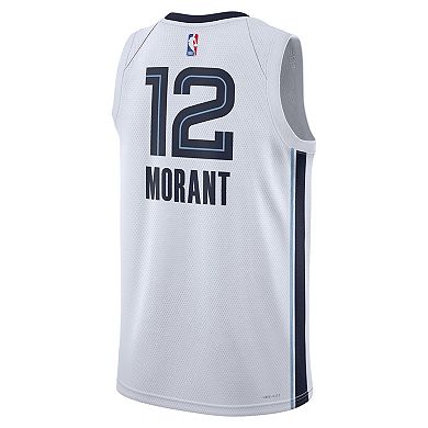 Unisex Nike Ja Morant White Memphis Grizzlies 2022/23 Swingman Jersey - Association Edition