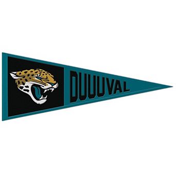 "WinCraft Jacksonville Jaguars 13"" x 32"" Slogan Pennant"