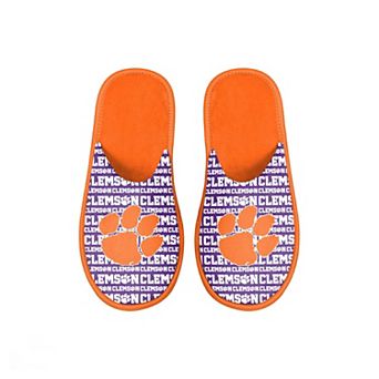 Youth FOCO Clemson Tigers Scuff Wordmark Slide Slippers
