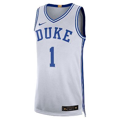 Men's Nike Zion Williamson White Duke Blue Devils Limited Basketball Jersey