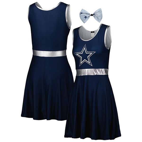 Dallas Cowboys Women's Game Day Costume Set - Navy/Silver