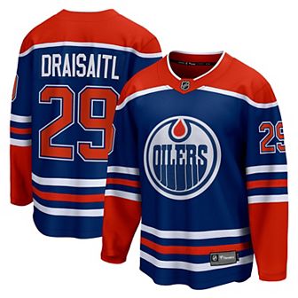 Men's Fanatics Branded Leon Draisaitl Royal Edmonton Oilers Home Premier Breakaway Player Jersey