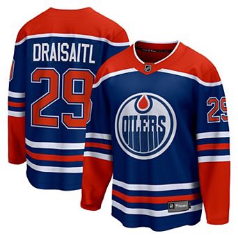 Men's Fanatics Branded Leon Draisaitl Royal Edmonton Oilers Home Premier Breakaway Player Jersey