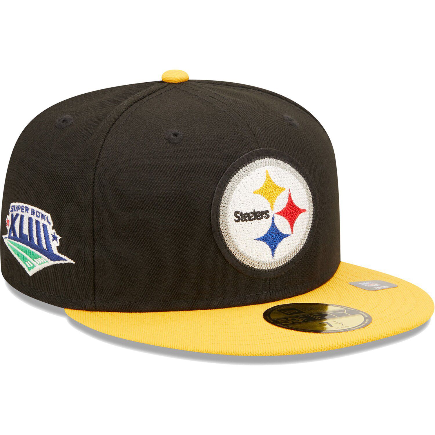 Pittsburgh Steelers New Era 75 Seasons The Pastels 59FIFTY Fitted Hat -  Yellow