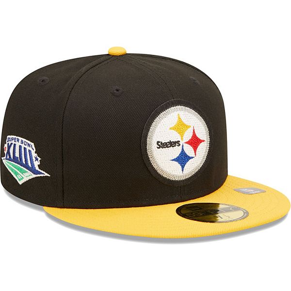 Pittsburgh Steelers New Era Gold/Black 2023 Sideline 59FIFTY Fitted Hat - Men's, 7 5/8 / Gold/Black