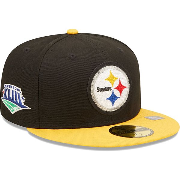 New Era x Staple Men's New Era Black/Gold Pittsburgh Steelers NFL x Staple Collection 59FIFTY Fitted Hat at Nordstrom, Size 6 7