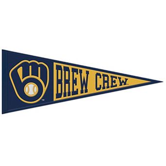 WinCraft Milwaukee Brewers 13" x 32" Slogan Pennant