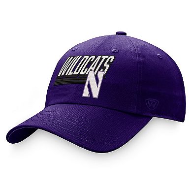Men's Top of the World Purple Northwestern Wildcats Slice Adjustable Hat