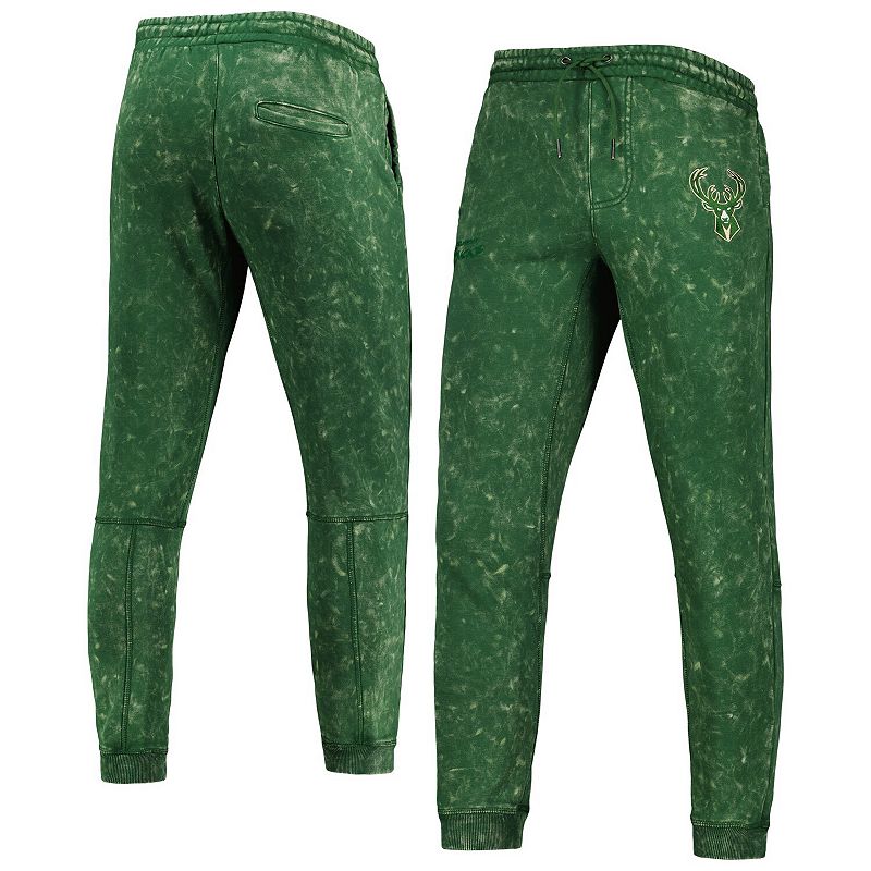 Unisex The Wild Collective Hunter Green Milwaukee Bucks Acid Tonal Jogger Pants, Adult Unisex,