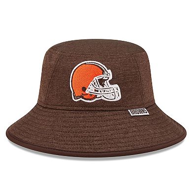 Men's New Era Heather Brown Cleveland Browns Bucket Hat