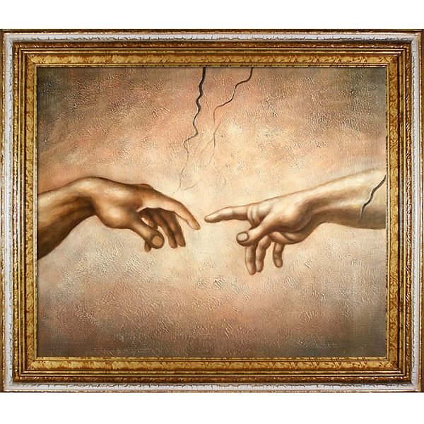 La Pastiche Creation of Adam Wall Art