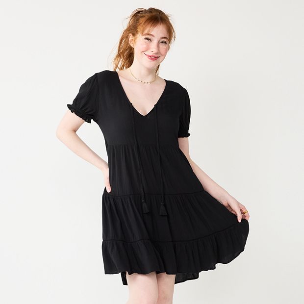 Black dress at store kohl's